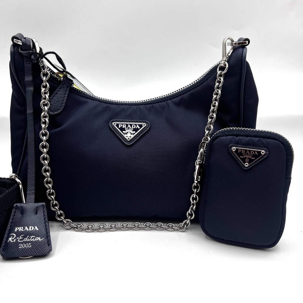 Prada Black Women's Bag with Chain Strap